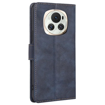 For Honor Magic6 5G Scratch-proof Case RFID Blocking PU Leather Wallet Phone Protector