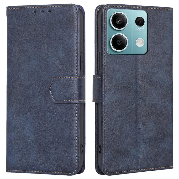 For Xiaomi Redmi Note 13 4G Magnetic Case RFID Blocking Wallet Cell Phone Protector