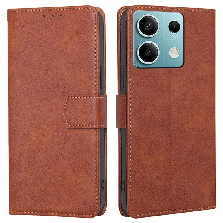 For Xiaomi Redmi Note 13 4G Magnetic Case RFID Blocking Wallet Cell Phone Protector