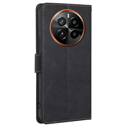For Realme GT5 Pro 5G Cell Phone Cases Cowhide Texture RFID Blocking Wallet Cover