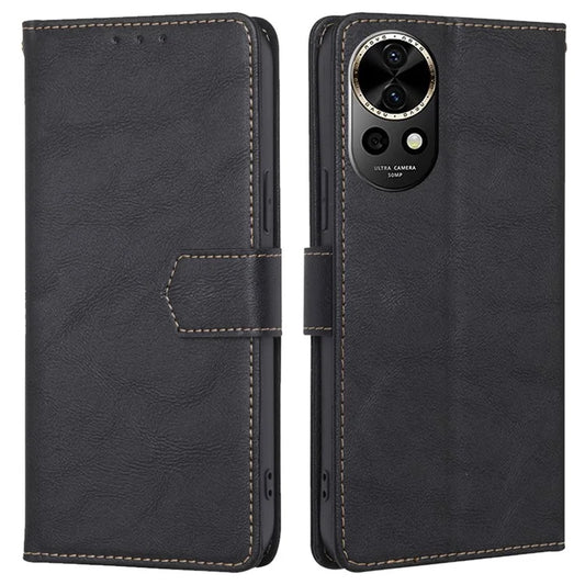 For Huawei nova 12 5G Case PU Leather RFID Blocking Card Slots Stand Phone Cover
