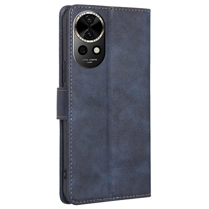 For Huawei nova 12 5G Case PU Leather RFID Blocking Card Slots Stand Phone Cover