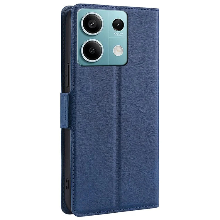 For Xiaomi Redmi Note 13 4G Protective Case PU Leather + TPU Shockproof Phone Cover