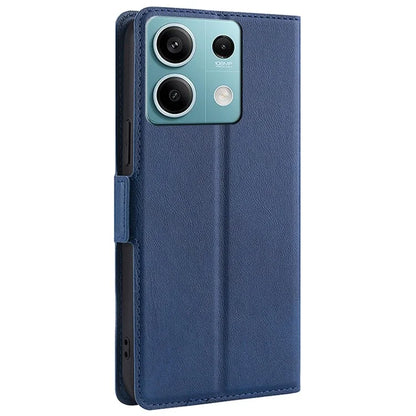 For Xiaomi Redmi Note 13 4G Protective Case PU Leather + TPU Shockproof Phone Cover