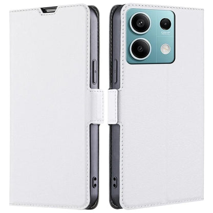 For Xiaomi Redmi Note 13 4G Protective Case PU Leather + TPU Shockproof Phone Cover