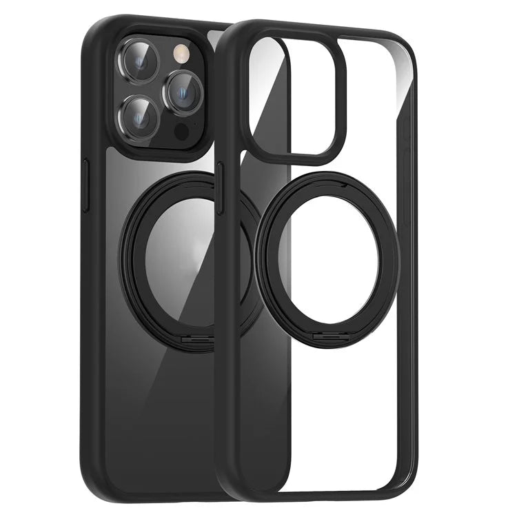 For iPhone 13 Pro PC+TPU Phone Cover Compatible with MagSafe Kickstand Back Case