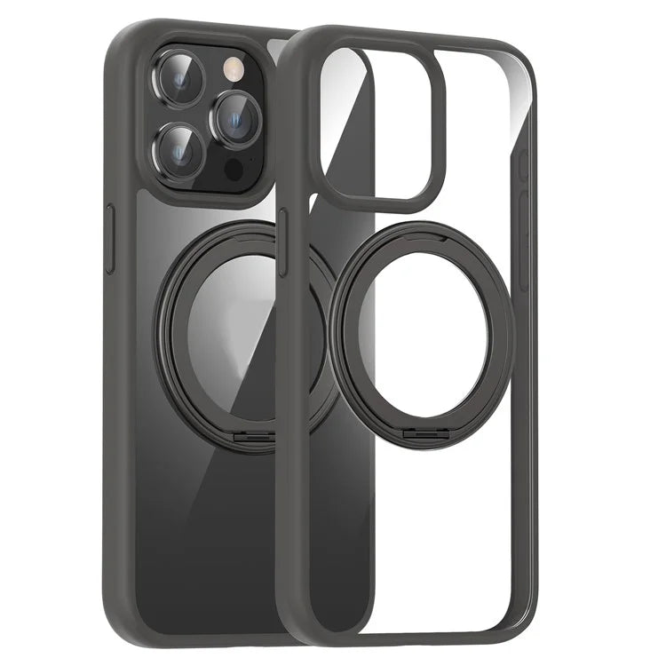 For iPhone 13 Pro PC+TPU Phone Cover Compatible with MagSafe Kickstand Back Case