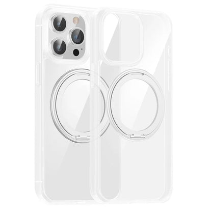 For iPhone 13 Pro PC+TPU Phone Cover Compatible with MagSafe Kickstand Back Case