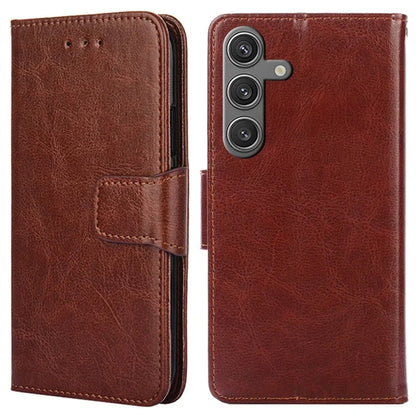 For Samsung Galaxy S24 Case PU Leather Shockproof Phone Cover with Wallet