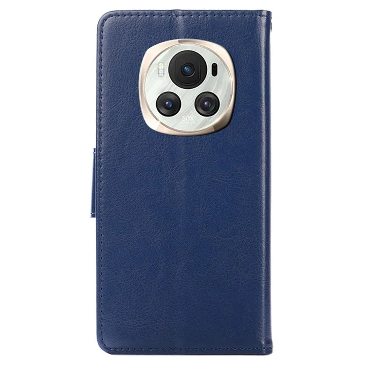 For Honor Magic6 5G Wallet Case Folio Flip Leather Stand Phone Cover