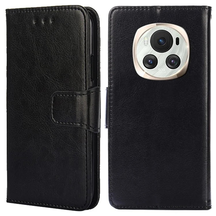 For Honor Magic6 5G Wallet Case Folio Flip Leather Stand Phone Cover