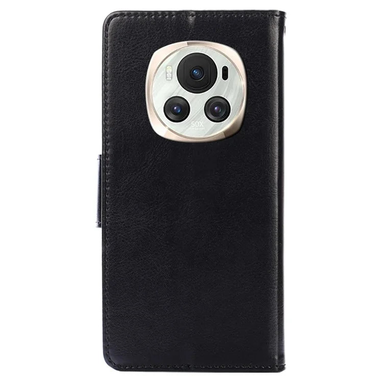 For Honor Magic6 5G Wallet Case Folio Flip Leather Stand Phone Cover
