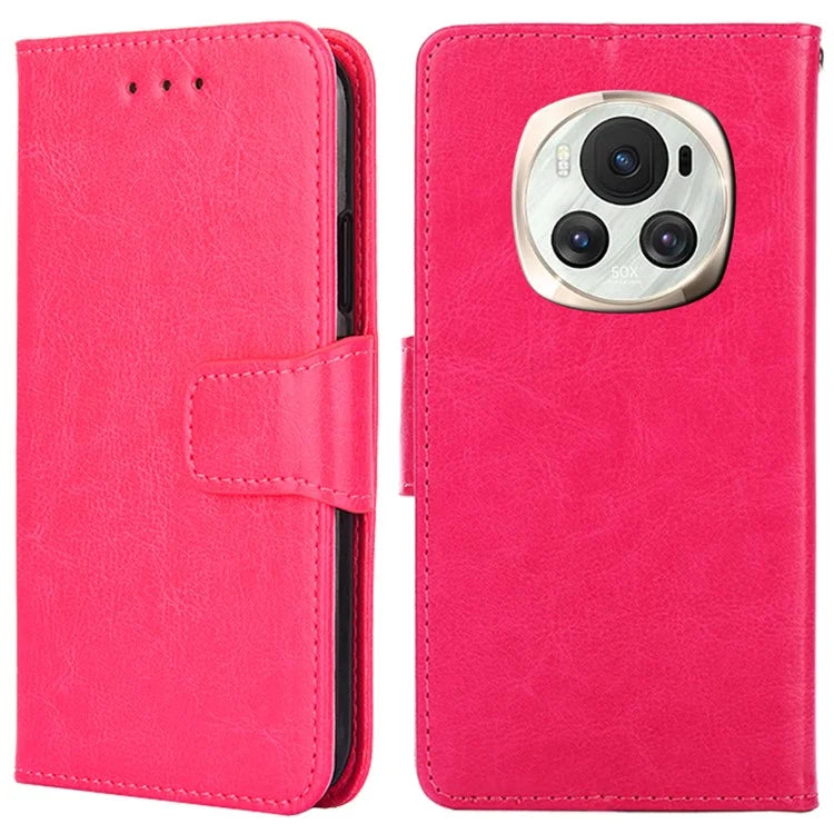 For Honor Magic6 5G Wallet Case Folio Flip Leather Stand Phone Cover