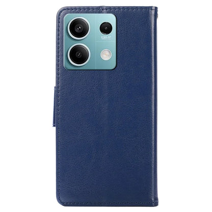 For Xiaomi Redmi Note 13 4G Case Wallet PU Leather TPU Shockproof Shell Phone Cover
