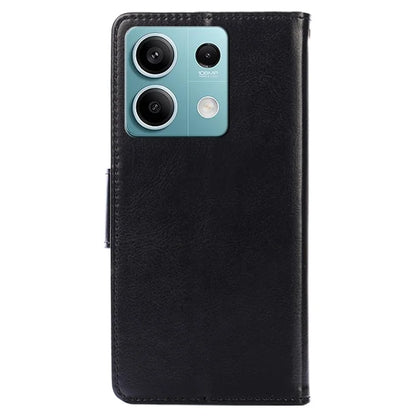 For Xiaomi Redmi Note 13 4G Case Wallet PU Leather TPU Shockproof Shell Phone Cover