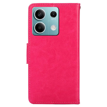 For Xiaomi Redmi Note 13 4G Case Wallet PU Leather TPU Shockproof Shell Phone Cover