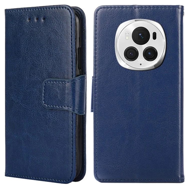 For Honor Magic6 Pro 5G Case Shockproof Leather Phone Cover with Card Slots Wallet