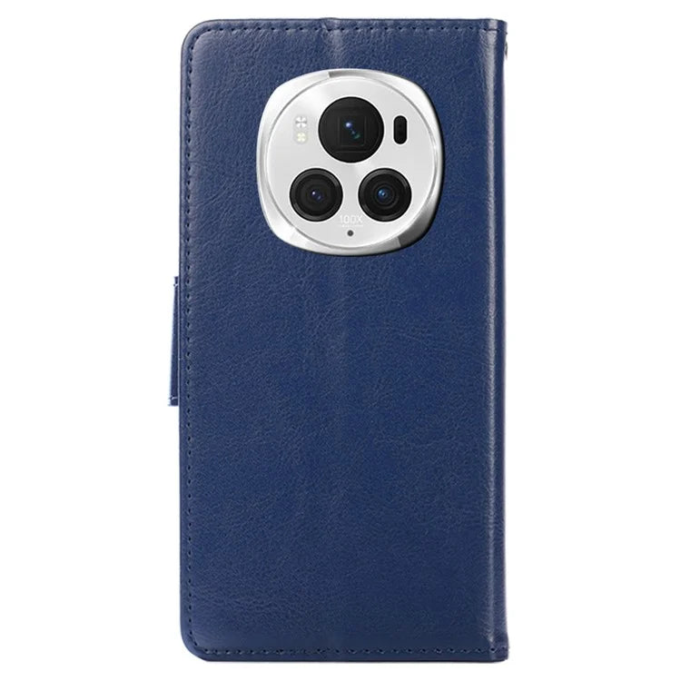 For Honor Magic6 Pro 5G Case Shockproof Leather Phone Cover with Card Slots Wallet