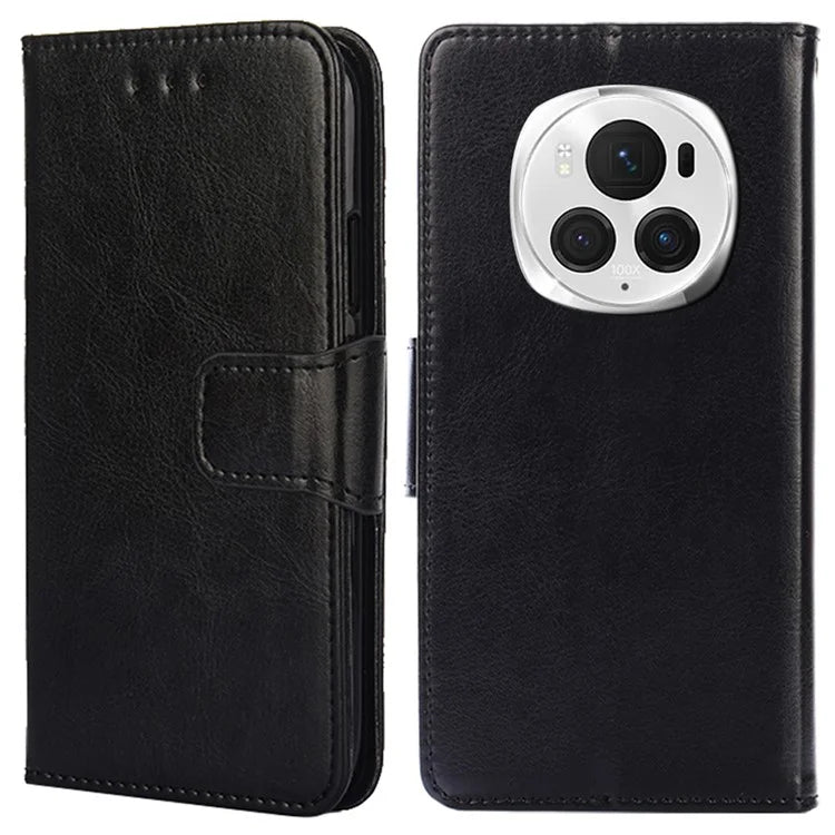 For Honor Magic6 Pro 5G Case Shockproof Leather Phone Cover with Card Slots Wallet