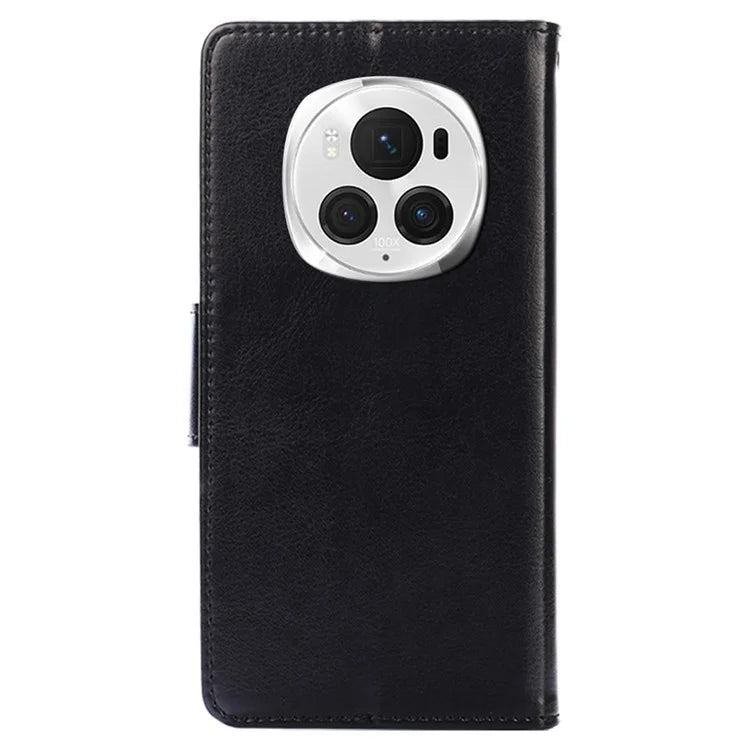 For Honor Magic6 Pro 5G Case Shockproof Leather Phone Cover with Card Slots Wallet