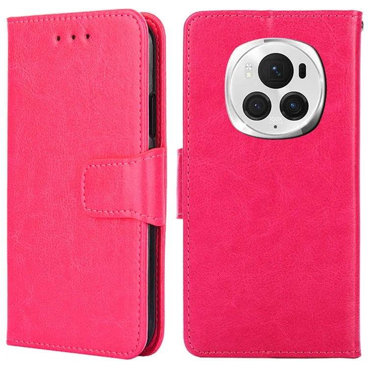 For Honor Magic6 Pro 5G Case Shockproof Leather Phone Cover with Card Slots Wallet