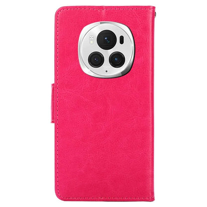 For Honor Magic6 Pro 5G Case Shockproof Leather Phone Cover with Card Slots Wallet