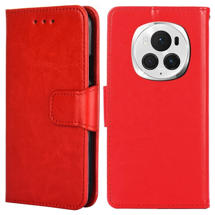 For Honor Magic6 Pro 5G Case Shockproof Leather Phone Cover with Card Slots Wallet