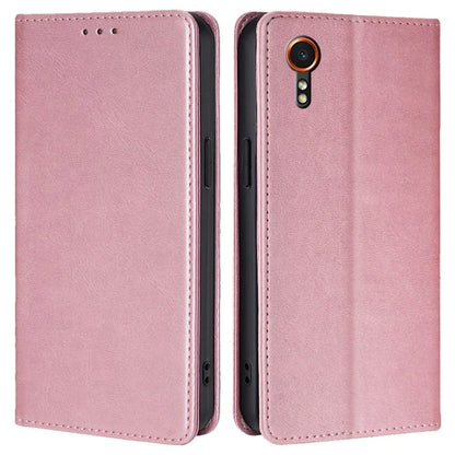 For Samsung Galaxy Xcover7 Case Stand Wallet Leather Phone Cover with Magnetic Closure