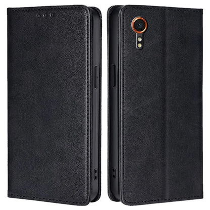 For Samsung Galaxy Xcover7 Case Stand Wallet Leather Phone Cover with Magnetic Closure