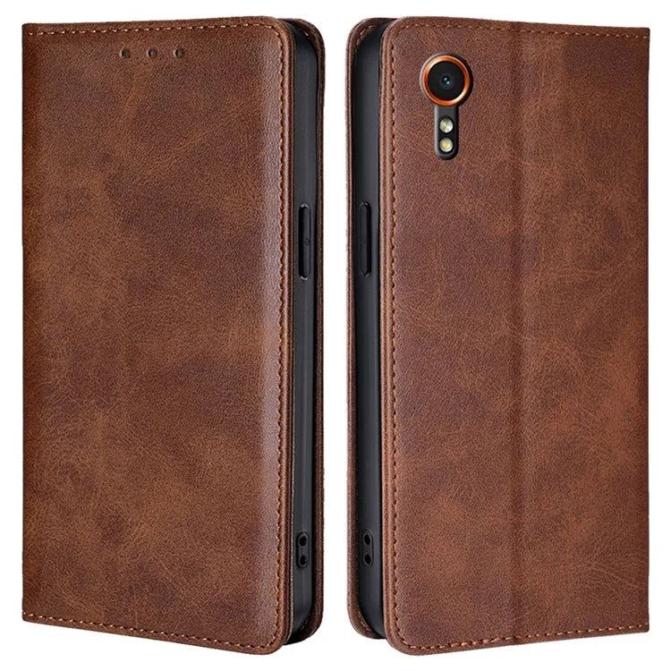 For Samsung Galaxy Xcover7 Case Stand Wallet Leather Phone Cover with Magnetic Closure