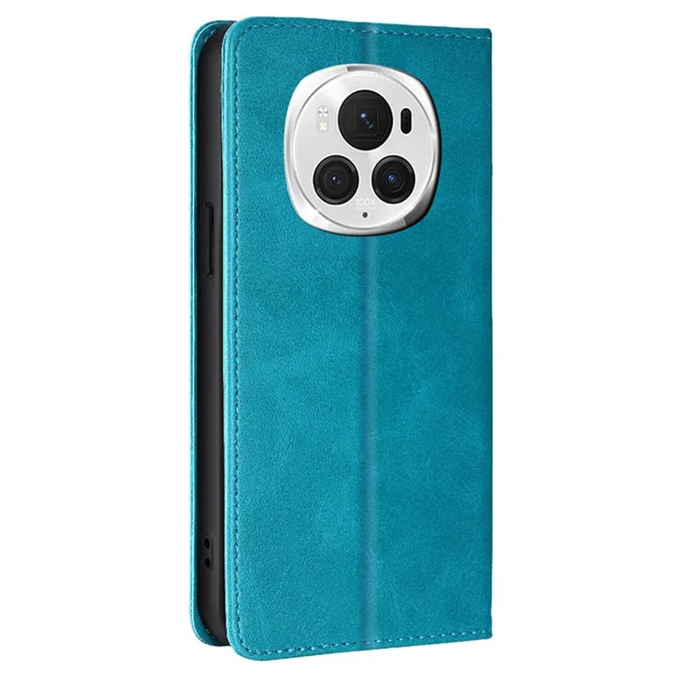 For Honor Magic6 Pro 5G Case Anti-Scratch Stand Leather Wallet Phone Cover