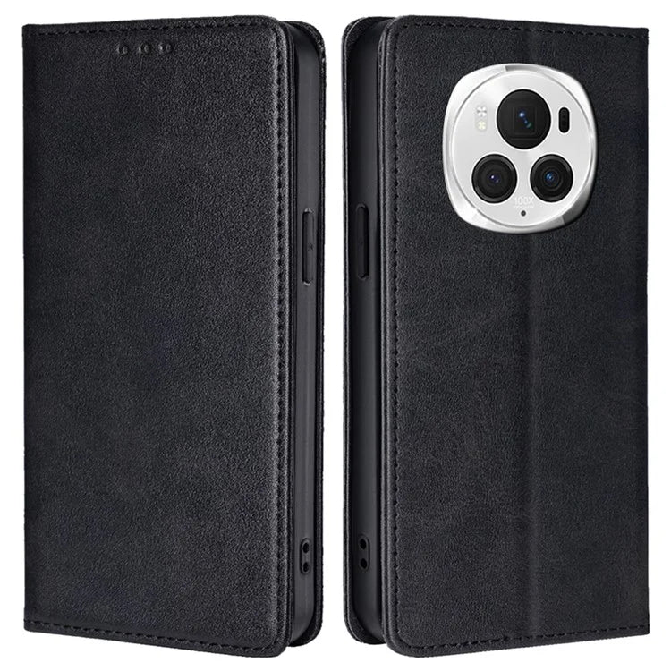 For Honor Magic6 Pro 5G Case Anti-Scratch Stand Leather Wallet Phone Cover