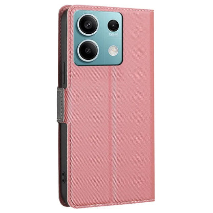 For Xiaomi Redmi Note 13 4G Case Dual Magnetic Clasp Phone Leather Cover with Card Slots
