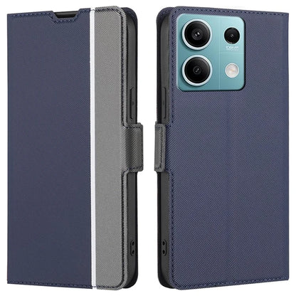 For Xiaomi Redmi Note 13 4G Case Dual Magnetic Clasp Phone Leather Cover with Card Slots