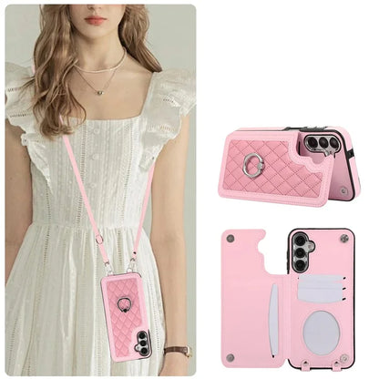 For Samsung Galaxy A54 5G Anti-Scratch Phone Case Pattern Printing TPU+PU Leather Stand Shell