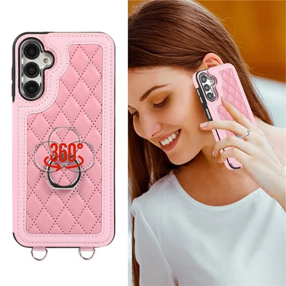 For Samsung Galaxy A54 5G Anti-Scratch Phone Case Pattern Printing TPU+PU Leather Stand Shell
