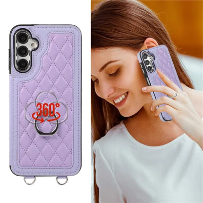 For Samsung Galaxy A54 5G Anti-Scratch Phone Case Pattern Printing TPU+PU Leather Stand Shell