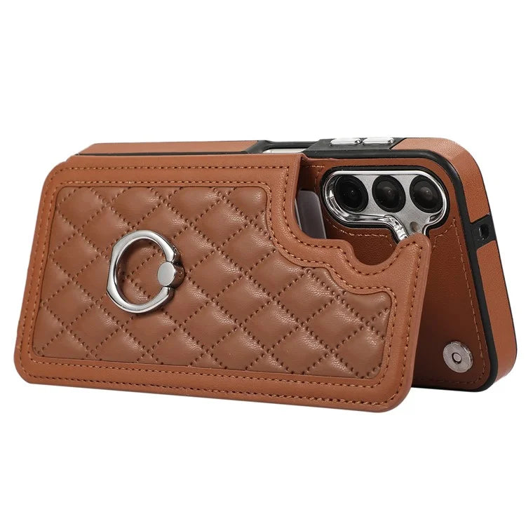 For Samsung Galaxy A54 5G Anti-Scratch Phone Case Pattern Printing TPU+PU Leather Stand Shell