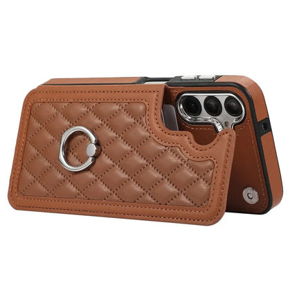 For Samsung Galaxy A54 5G Anti-Scratch Phone Case Pattern Printing TPU+PU Leather Stand Shell