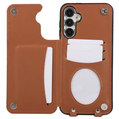 For Samsung Galaxy A54 5G Anti-Scratch Phone Case Pattern Printing TPU+PU Leather Stand Shell