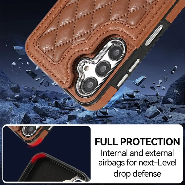 For Samsung Galaxy A54 5G Anti-Scratch Phone Case Pattern Printing TPU+PU Leather Stand Shell