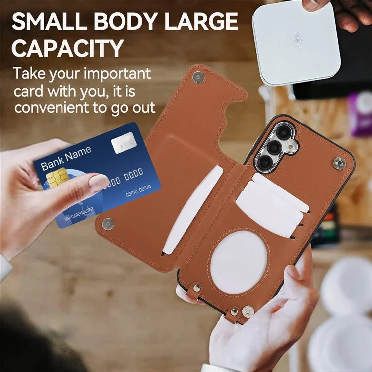 For Samsung Galaxy A54 5G Anti-Scratch Phone Case Pattern Printing TPU+PU Leather Stand Shell