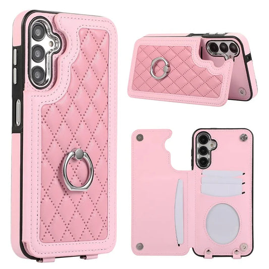 For Samsung Galaxy A14 4G / 5G Case Shockproof Phone Shell with Strap Ring Kickstand Cover