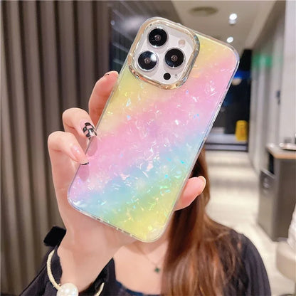 For iPhone 15 Pro Max Protective Case IMD PC+TPU Cover with Electroplating Lens Frame