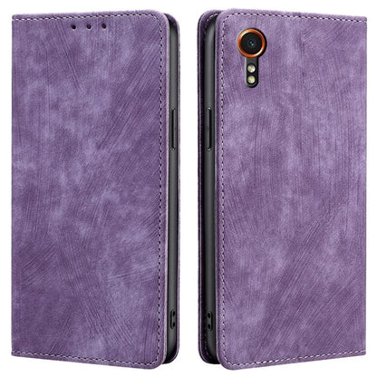 For Samsung Galaxy Xcover7 Case RFID Blocking Wallet PU Leather Stand Phone Cover