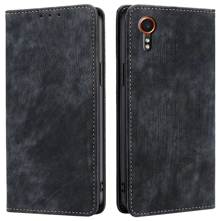For Samsung Galaxy Xcover7 Case RFID Blocking Wallet PU Leather Stand Phone Cover