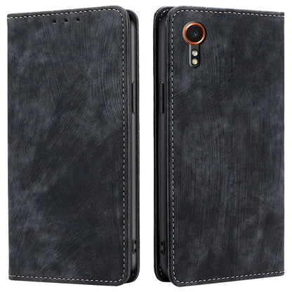 For Samsung Galaxy Xcover7 Case RFID Blocking Wallet PU Leather Stand Phone Cover