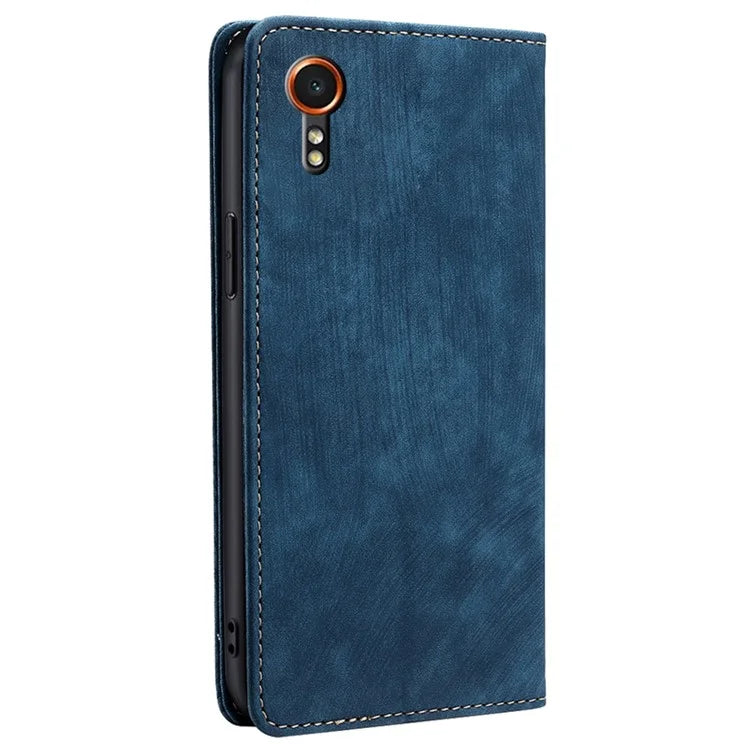 For Samsung Galaxy Xcover7 Case RFID Blocking Wallet PU Leather Stand Phone Cover