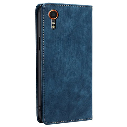 For Samsung Galaxy Xcover7 Case RFID Blocking Wallet PU Leather Stand Phone Cover