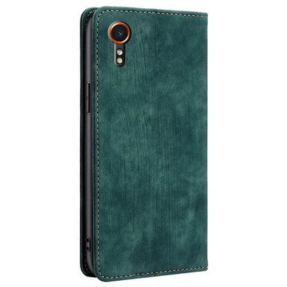 For Samsung Galaxy Xcover7 Case RFID Blocking Wallet PU Leather Stand Phone Cover